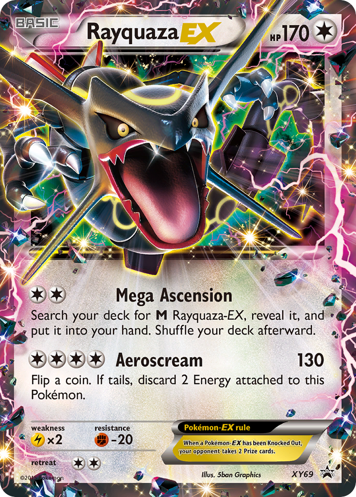 Rayquaza-EX XY69 XY Black Star Promos