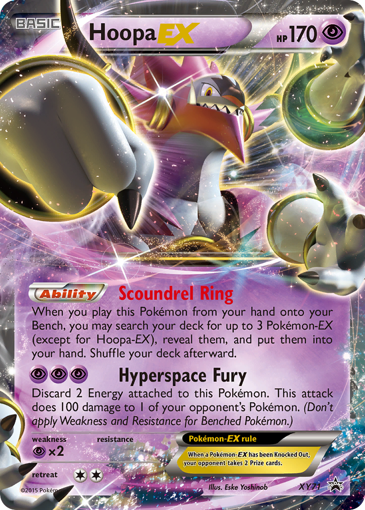 Hoopa-EX XY71 XY Black Star Promos