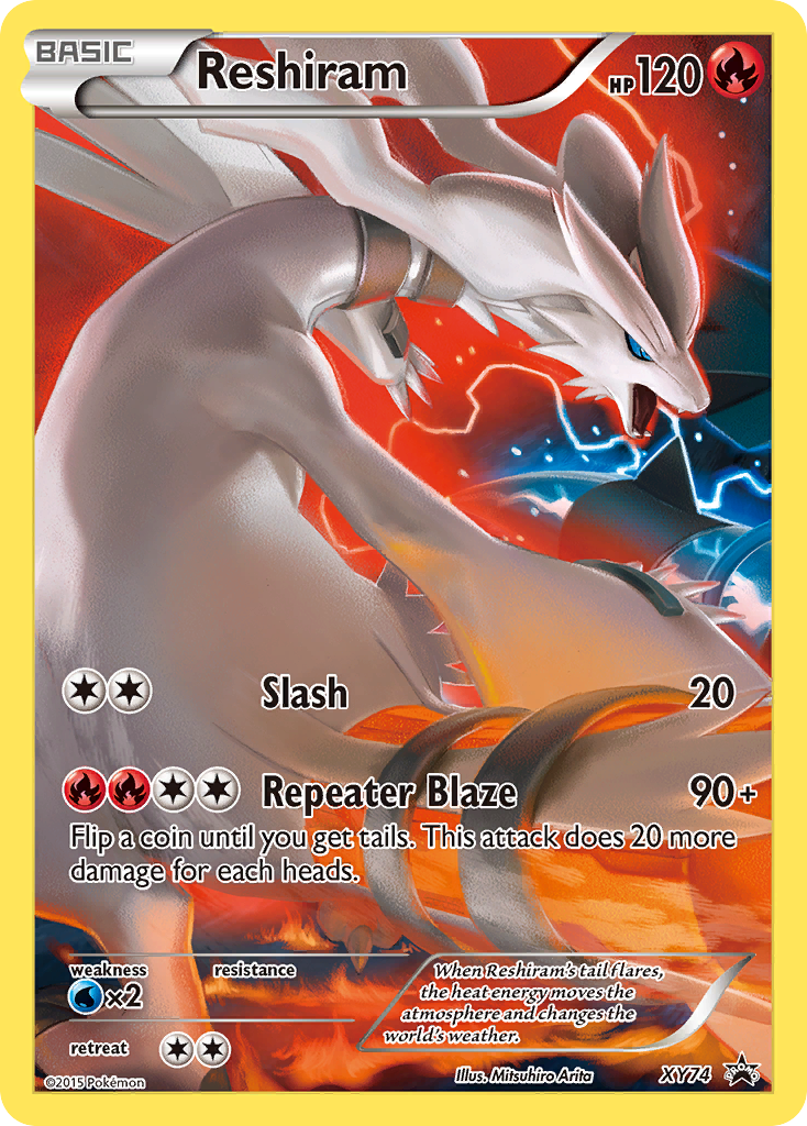 Reshiram XY74 XY Black Star Promos