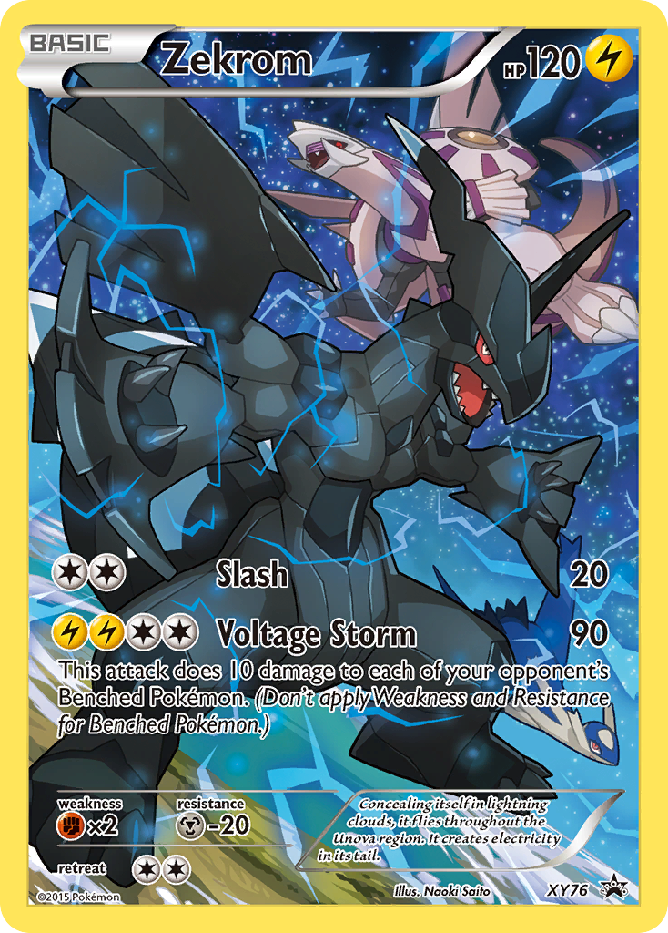 Zekrom XY76 XY Black Star Promos