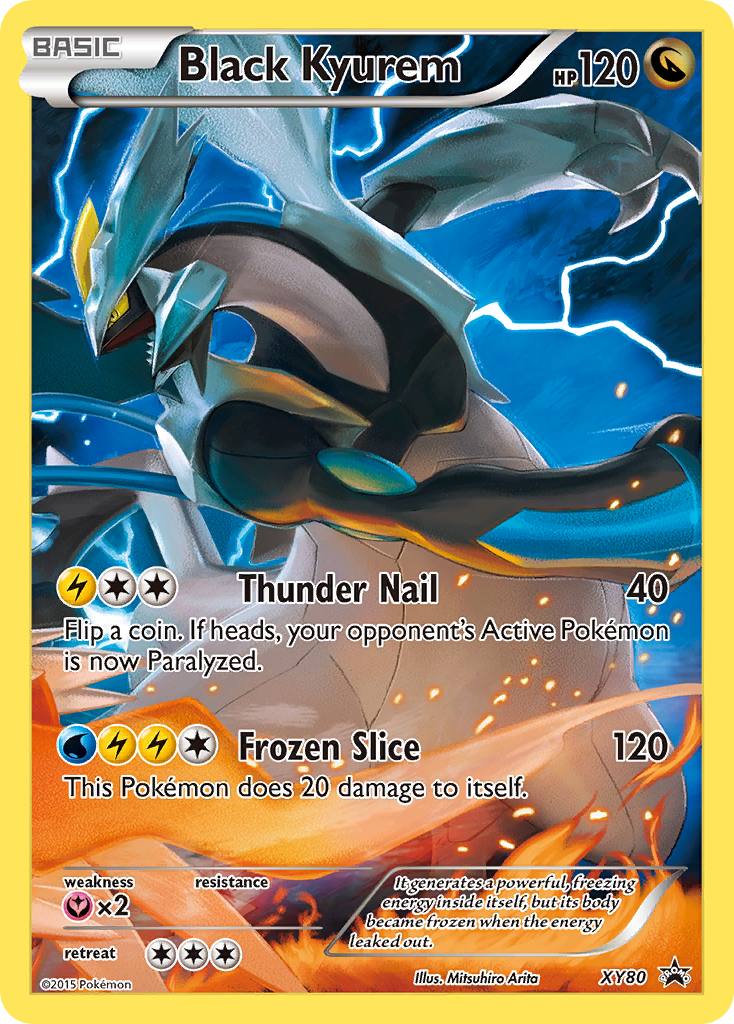 Black Kyurem XY80 XY Black Star Promos