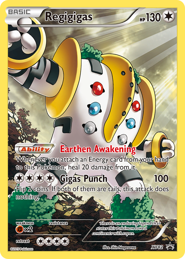 Regigigas XY82 XY Black Star Promos