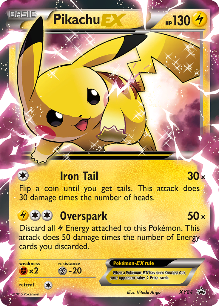 Pikachu-EX XY84 XY Black Star Promos