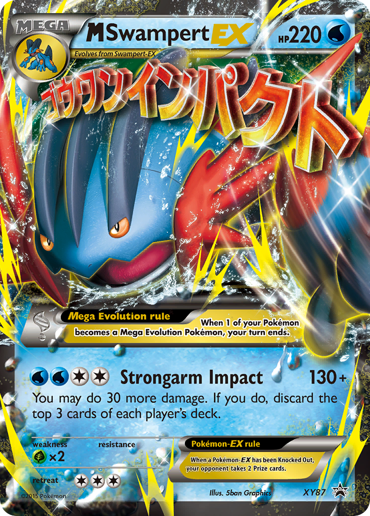 M Swampert-EX XY87 XY Black Star Promos