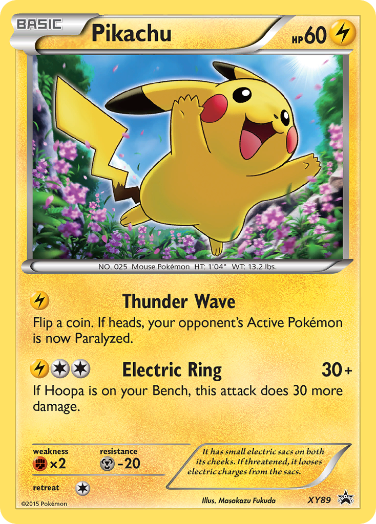 Pikachu XY89 XY Black Star Promos
