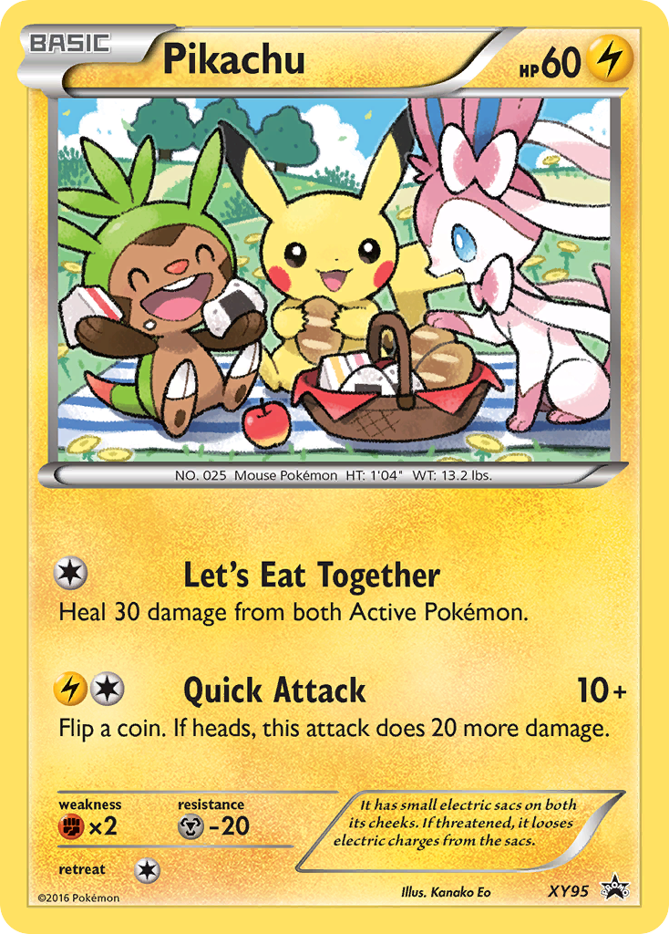Pikachu XY95 XY Black Star Promos