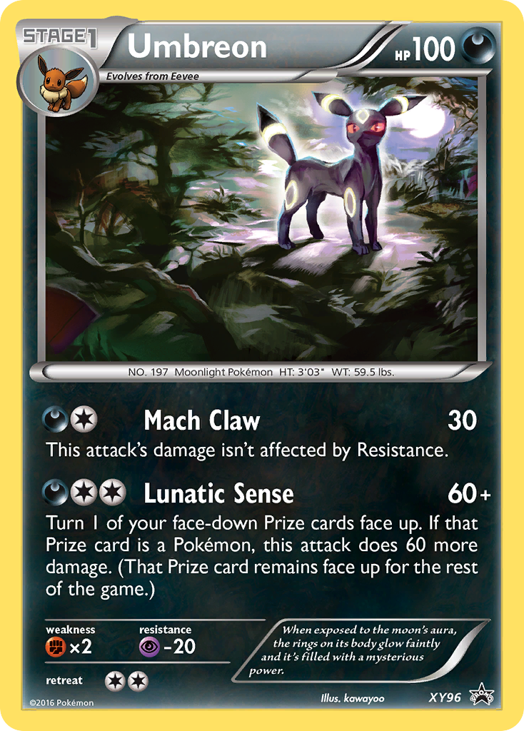 Umbreon XY96 XY Black Star Promos