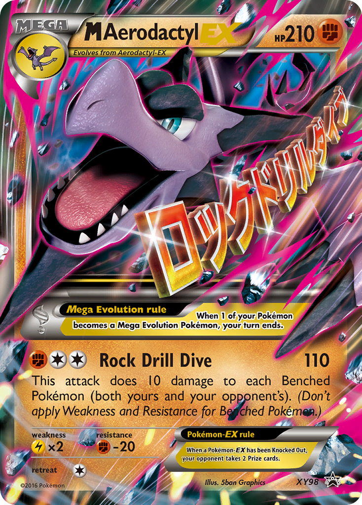 M Aerodactyl-EX XY98 XY Black Star Promos