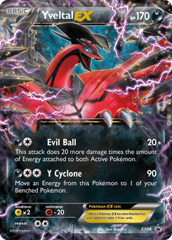 Yveltal-EX XY08 XY Black Star Promos