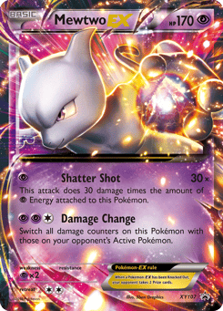 Mewtwo-EX XY107 XY Black Star Promos