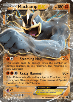 Machamp-EX XY108 XY Black Star Promos
