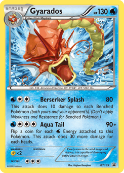Gyarados XY109 XY Black Star Promos