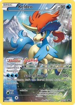Keldeo XY118 XY Black Star Promos