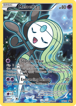 Meloetta XY120 XY Black Star Promos