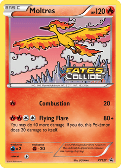 Moltres XY127 XY Black Star Promos