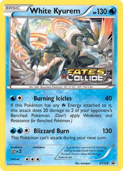 White Kyurem XY128 XY Black Star Promos