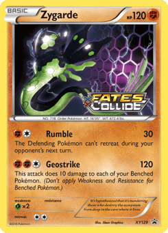 Zygarde XY129 XY Black Star Promos