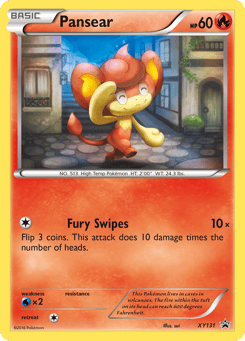 Pansear XY131 XY Black Star Promos