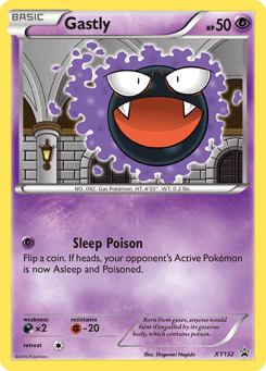 Gastly XY132 XY Black Star Promos