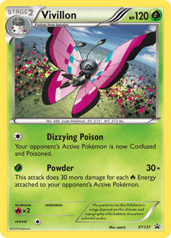 Vivillon XY137 XY Black Star Promos