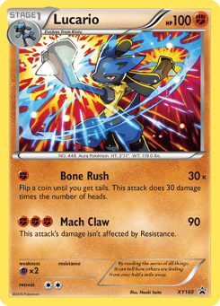 Lucario XY140 XY Black Star Promos