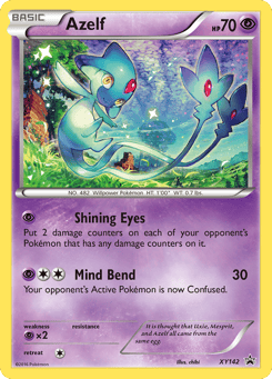 Azelf XY142 XY Black Star Promos