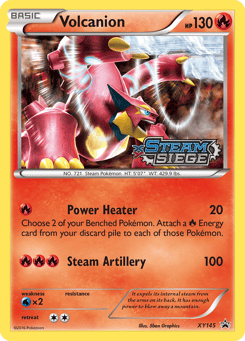 Volcanion XY145 XY Black Star Promos