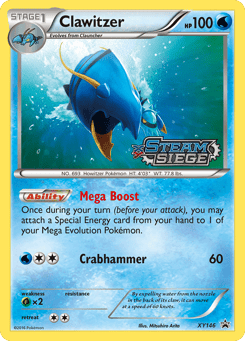 Clawitzer XY146 XY Black Star Promos