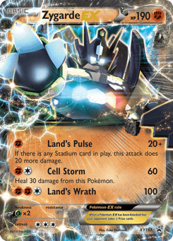 Zygarde-EX XY151 XY Black Star Promos