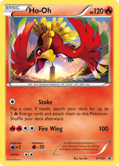 Ho-Oh XY153 XY Black Star Promos