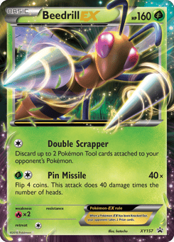 Beedrill-EX XY157 XY Black Star Promos