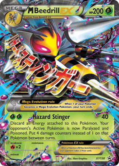 M Beedrill-EX XY158 XY Black Star Promos