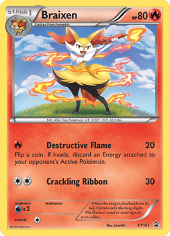 Braixen XY161 XY Black Star Promos