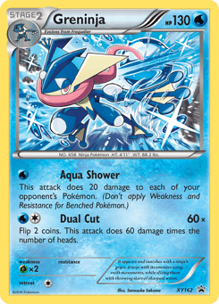 Greninja XY162 XY Black Star Promos