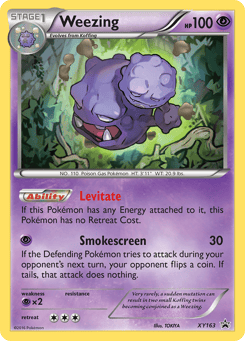 Weezing XY163 XY Black Star Promos