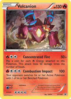 Volcanion XY164 XY Black Star Promos
