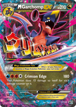 M Garchomp-EX XY168 XY Black Star Promos