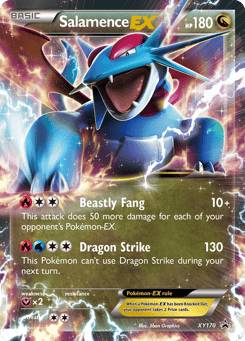 Salamence-EX XY170 XY Black Star Promos