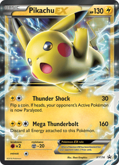 Pikachu-EX XY174 XY Black Star Promos