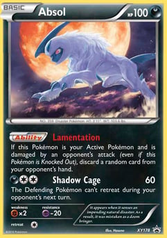 Absol XY178 XY Black Star Promos