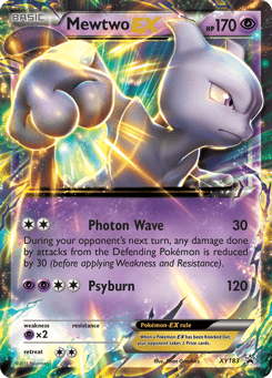 Mewtwo-EX XY183 XY Black Star Promos