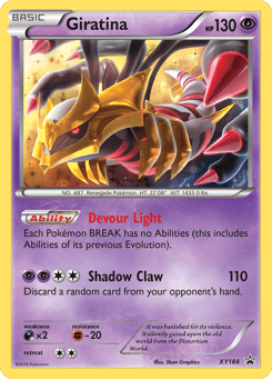 Giratina XY184 XY Black Star Promos