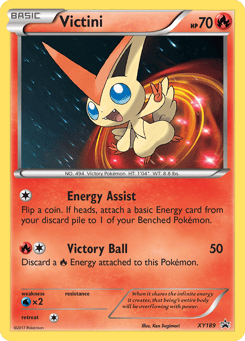 Victini XY189 XY Black Star Promos