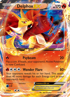 Delphox-EX XY19 XY Black Star Promos