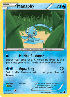Manaphy XY190 XY Black Star Promos