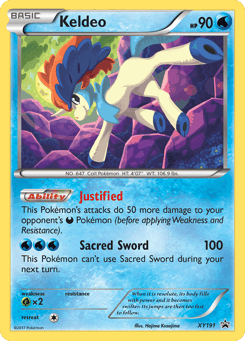 Keldeo XY191 XY Black Star Promos