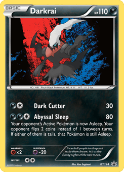 Darkrai XY194 XY Black Star Promos