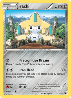 Jirachi XY195 XY Black Star Promos