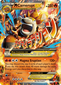 M Camerupt-EX XY198 XY Black Star Promos