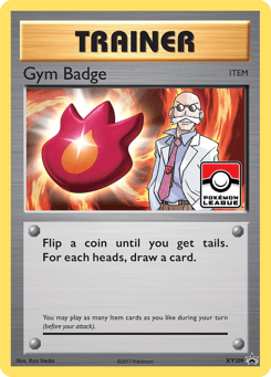 Gym Badge XY209 XY Black Star Promos